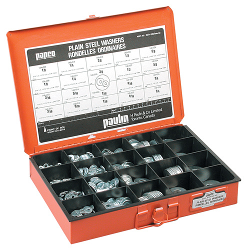 Paulin 020-619 SAE Washers Assortments SAE Washers Assortments - Pack of 1200