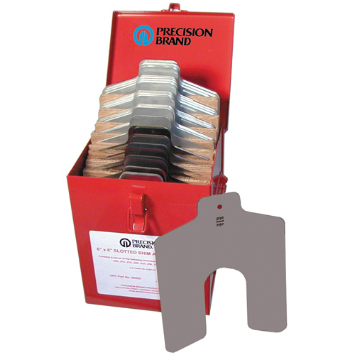 Precision Brand 42305 Slotted Shims - Individual Packages Slotted Shims - Individual Packages - Pack of 20