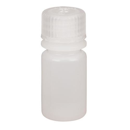 Nalgene 2002-9050 Narrow-Mouth Bottles, Round, 1/2 oz., Plastic-(Each)