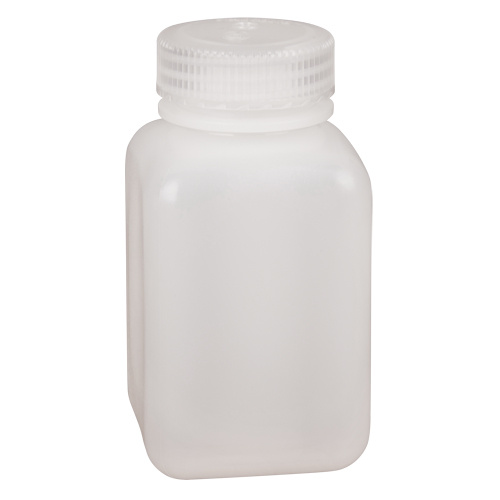 Nalgene 2114-0008 Easy-Grip Space-Saver Bottles, Square, 8 oz., Plastic-(Each)