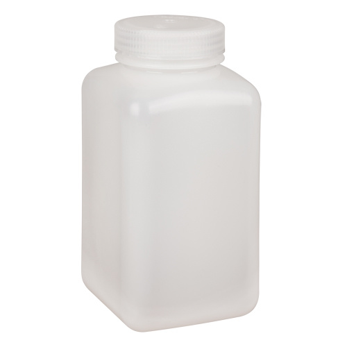 Nalgene 2114-0032 Easy-Grip Space-Saver Bottles, Square, 32 oz., Plastic-(Each)