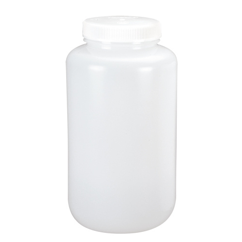 Nalgene 2120-0005 Wide-Mouth Bottles, Round, 1/2 gal., Plastic-(Each)