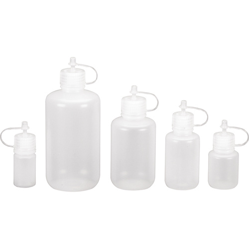 Nalgene 2411-0015 Narrow-Mouth Bottles, Round, 1/2 oz., Plastic-(Each)