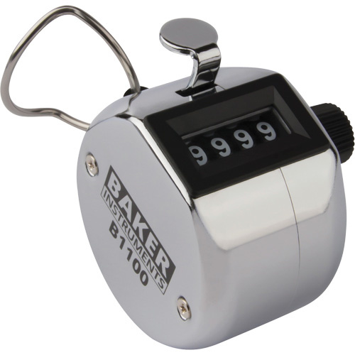 Baker B1100 Hand Tally Counters Hand Tally Counters, 4 Digits - Each