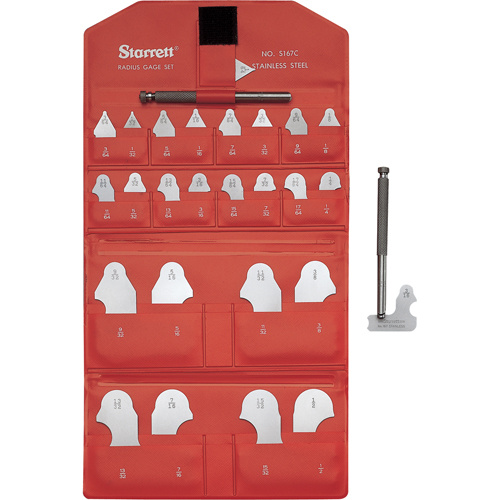 Starrett 167-010 Individual Radius Gauge Individual Radius Gauge - Each