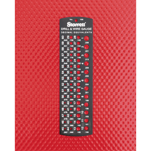 Starrett 186 Drill & Steel Wire Gauges - Hardened Drill & Steel Wire Gauges - Hardened - Each