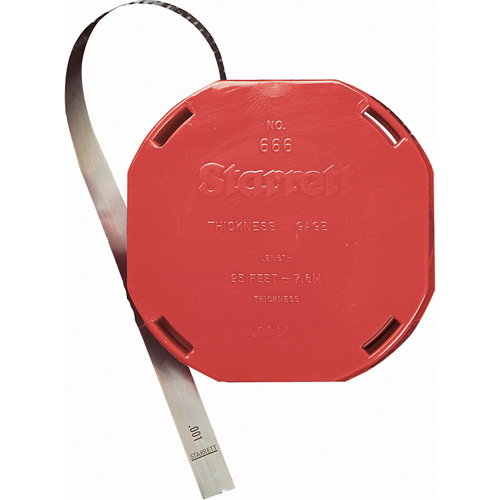 Starrett 666-16 Thickness Gauges or ""Feeler"" Stock In Rolls Thickness Gauges or "Feeler" Stock In Rolls - Roll