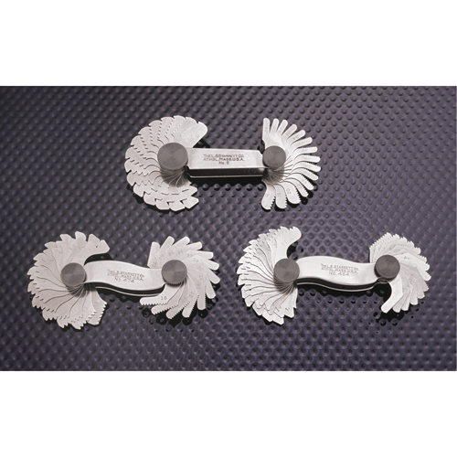 Starrett 6 Screw Pitch Gauges - V, Unified, American National - 60° Threads Screw Pitch Gauges - V, Unified, American National - 60° Threads - Each