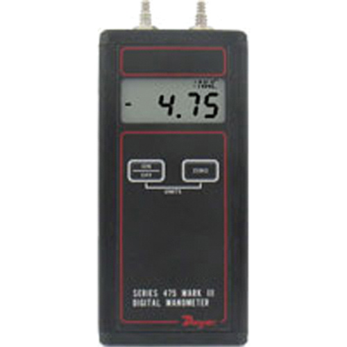 Dwyer 475-0-FM Manometer Manometer, Digital, 0 - 10.00 in. w.c - Each