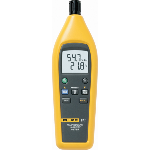 Fluke 971 971 Temperature Humidity Meters 971 Temperature Humidity Meters, -20°C to 60°C (-4°F to 140°F) - Each