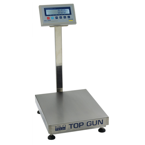 Kilotech K850503 Top Gun Electronic Platform Scales Top Gun Electronic Platform Scales, 18" L x 12" W, 150 lbs. Capacity - Each