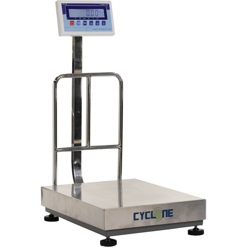 Kilotech K850131 Cyclone 300 Bench and Platform Scale Cyclone 300 Bench and Platform Scale, 600 lbs. / 300 kg Capacity, 17-3/4" L x 23-3/5" W - Each