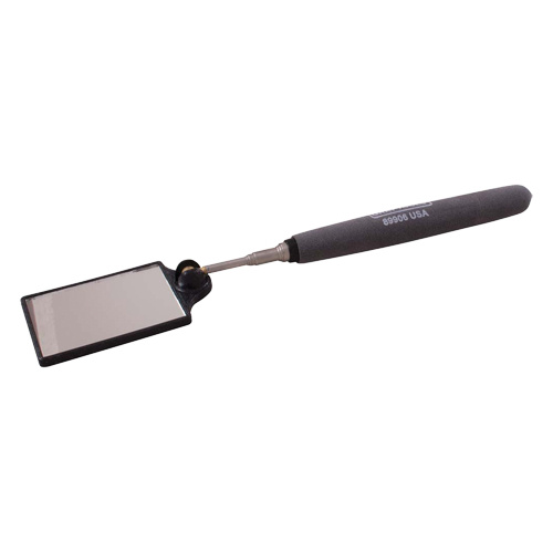 Gray Tools 89906 Inspection Mirror Inspection Mirror, Rectangular, 2-1/2" L x 1-3/4" W, Telescopic - Each