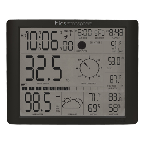 BIOS 375BC Jumbo Weather Station Jumbo Weather Station - Each