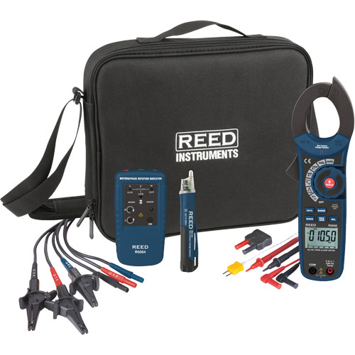 Reed Instruments R5004-KIT Phase Rotation/Clamp Meter Kit  Phase Rotation/Clamp Meter Kit  - Each