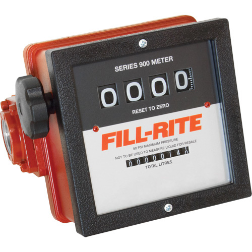 Fill-Rite 901CL 4-Wheel Mechanical Flow Meter, Analogue-(Each)