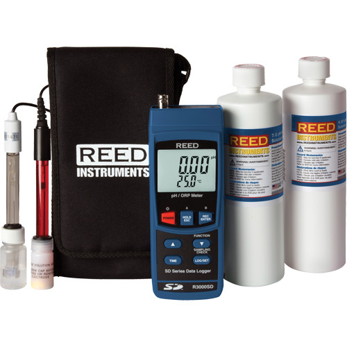 Reed Instruments R3000SD-KIT2 pH/ORP Meter Kit pH/ORP Meter Kit - Each