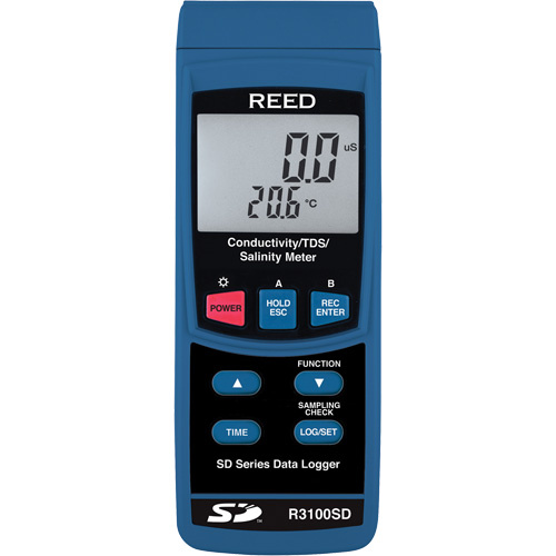 Reed Instruments R3100SD-NIST Conductivity Meter with NIST Certificate Conductivity Meter with NIST Certificate - Each