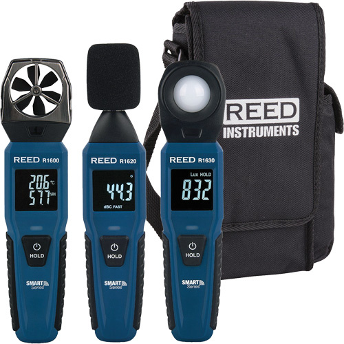 Reed Instruments R16X0-KIT2 R16X0 Data Logging Bluetooth Smart Series Environmental Kit R16X0 Data Logging Bluetooth Smart Series Environmental Kit - Each