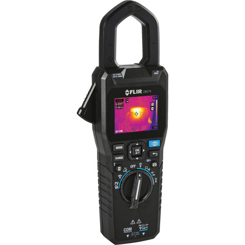 FLIR CM276 CM276 Clamp Meter & Thermal Imaging Camera with METERLiNK® CM276 Clamp Meter & Thermal Imaging Camera with METERLiNK<sup>®</sup>, 160 x 120 pixels, -10° - 300°C (14° - 572°F), 150 mK - Each