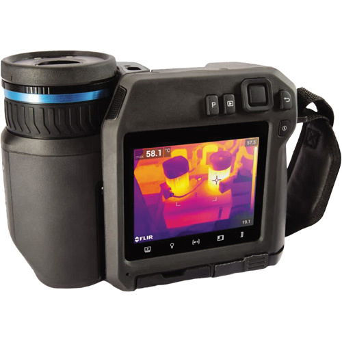 FLIR 79308-0101 Professional Thermal Imaging Camera with DFOV 14+24° Lenses Professional Thermal Imaging Camera with DFOV 14+24° Lenses, 640 x 480 pixels, -15° - 50°C (5° - 122°F) - Each