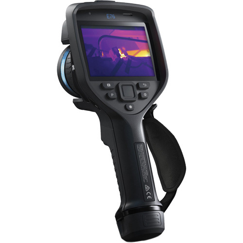 FLIR 78513-1101 E76 Advanced Thermal Imaging Camera with 42° Lens E76 Advanced Thermal Imaging Camera with 42° Lens, 320 x 240 pixels, 0° - 650°C (32° - 1202°F)/-20° - 120°C (-4° - 248°F), <30 mK - Each