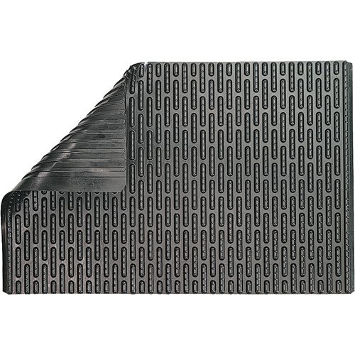 Ergomat Softline Autoclavable Mats, Bubbled, 2' x 3' x 1/2", Black, Rubber-(Each)