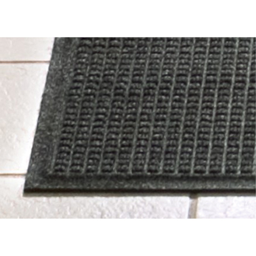 M+A Matting 2805423070 Waterhog Fashion Matting, Wiper/Scraper, 2' x 3' x 3/8", Charcoal-(Each)