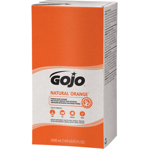 Gojo 2065844 Pro™ TDX™ 5000 Natural Orange™ Hand Cleaner Pro™ TDX™ 5000 Natural Orange™ Hand Cleaner, Pumice, 5 L, Refill, Citrus/Orange - Each