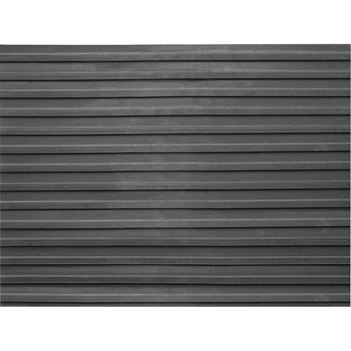 Pliflex RMBW-.25-36 Entrance Mats Entrance Mats, Runner, 3' x lin.ft x 1/4", Black - Foot