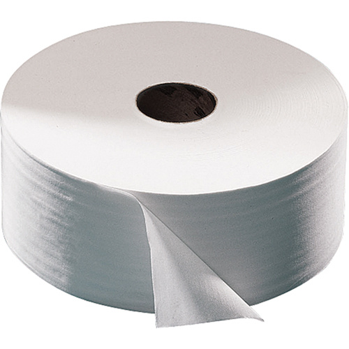 Tork 14100055 Advanced Toilet Paper Advanced Toilet Paper, Jumbo Roll, 1 Ply, 2247' Length, White - Case of 6