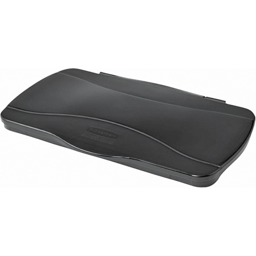 Rubbermaid FG267400BLA Slim Jim® with Venting Channels Slim Jim<sup>®</sup> with Venting Channels, Flat Lid, Plastic, Fits Container Size: 21-9/10" x 13-9/20" - Each