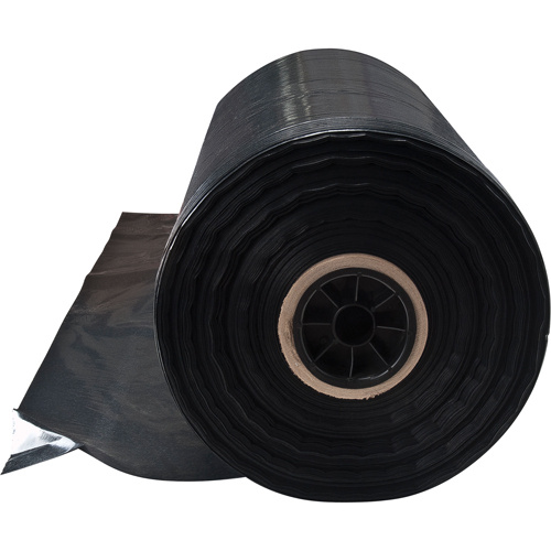 Alpha Poly B3549A3PTO Garbage Bags, 3X Strong, 35" W x 49" L, 3 mils, Black-(Roll of 250)