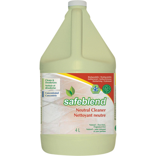 Safeblend NCXXG04 Fragrance Free Neutral Cleaners Fragrance Free Neutral Cleaners, 4 L, Jug - Bottle