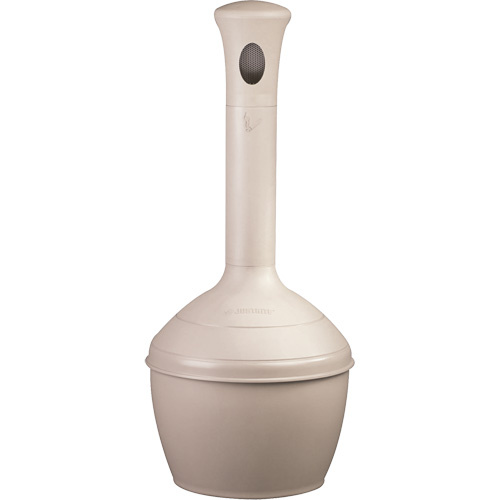 Justrite 268502 Elite™ Smokers Cease Fire® Ashtray Elite™ Smokers Cease Fire<sup>®</sup> Ashtray, Free-Standing, 4 US gal. Capacity, 38" Height - Each