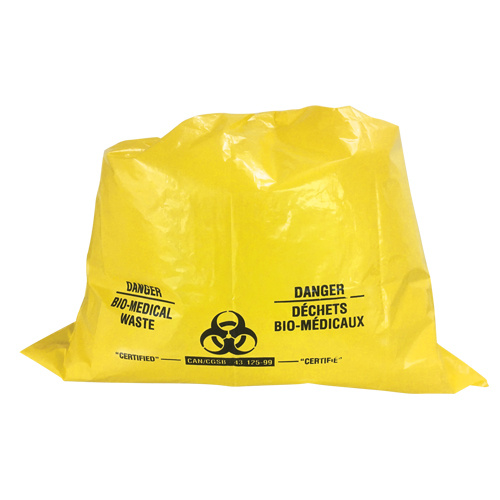 Alte-Rego BHPRT2229YL200 Sure-Guard Bio-Medical Waste Liners, Bio-Hazard, 29" L x 21-1/2" W, 2 mil-(Pack of 200)