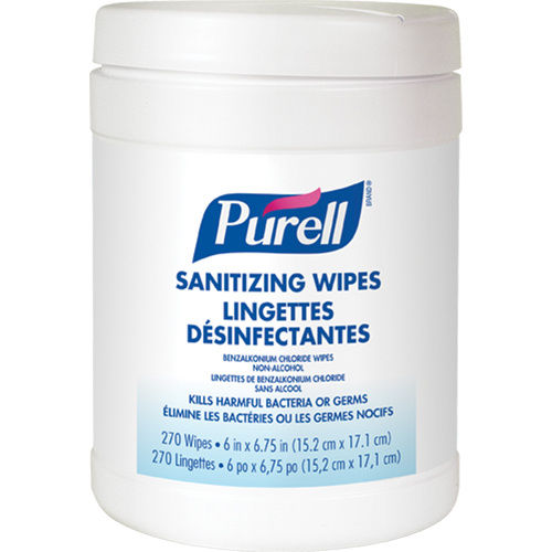 Purell 9113-06-CAN00 Hand Sanitizing Wipes Hand Sanitizing Wipes, Canister - Each