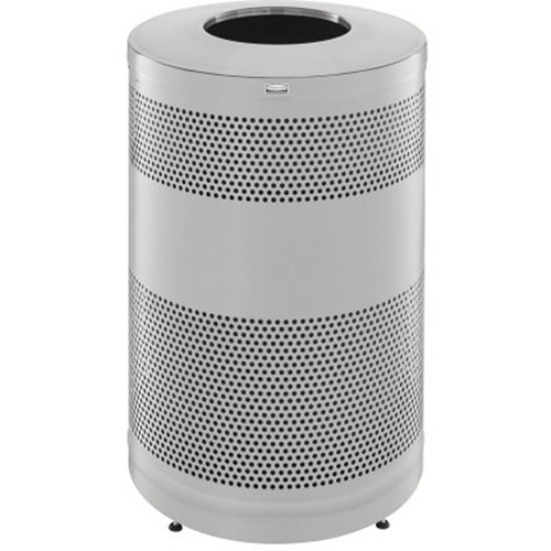 Rubbermaid FGS55SSTSSPL Classics Open Top Decorative Waste Bin Classics Open Top Decorative Waste Bin, Stainless Steel, 51 US gal. Capacity - Each