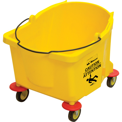 RMP Maintenance Products Mop Bucket Mop Bucket, 9.5 US Gal. (38 qt.) Capacity, Yellow - Each