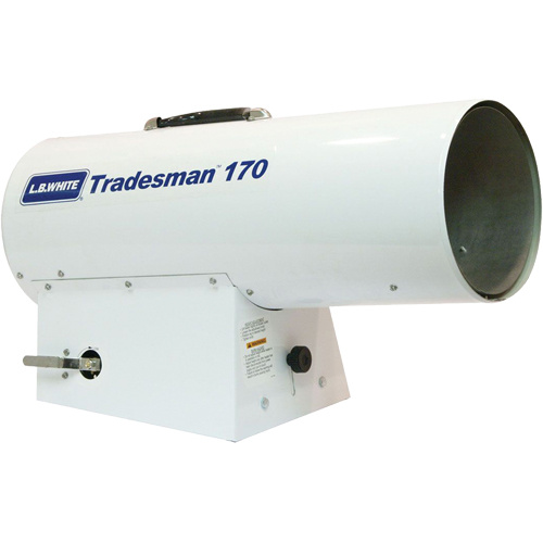 L.B. White TRADESMAN 170 Tradesman Forced Air Heater, Fan, Propane, 170,000 BTU/H-(Each)