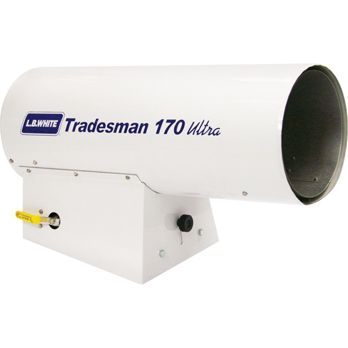L.B. White TRADESMAN 170 ULTRA Tradesman Forced Air Heater, Fan, Propane, 170,000 BTU/H-(Each)