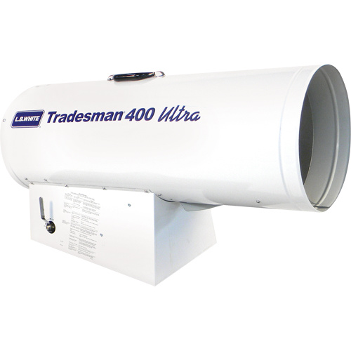 L.B. White TRADESMAN 400 ULTRA Tradesman Forced Air Heater, Fan, Propane, 400,000 BTU/H-(Each)