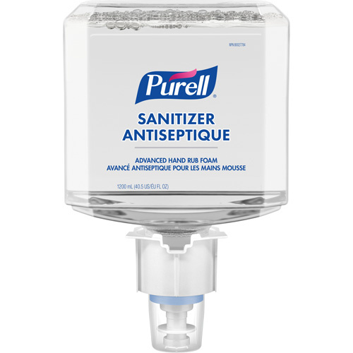 Purell 5051-02-CAN00 ES4 Advanced Foam Hand Sanitizer ES4 Advanced Foam Hand Sanitizer, 1200 ml, Cartridge Refill, 70% Alcohol - Case of 2