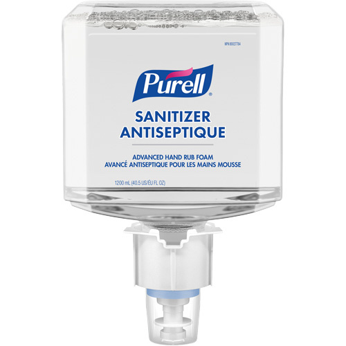 Purell 6451-02-CAN00 ES6 Advanced Foam Hand Sanitizer ES6 Advanced Foam Hand Sanitizer, 1200 ml, Cartridge Refill, 70% Alcohol - Case of 2