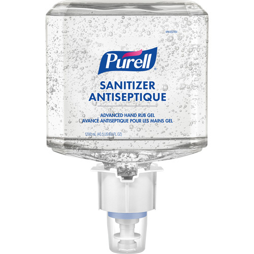 Purell 6460-02-CAN00 ES6 Advanced Hand Sanitizer Gel ES6 Advanced Hand Sanitizer Gel, 1200 ml, Cartridge Refill, 70% Alcohol - Case of 2