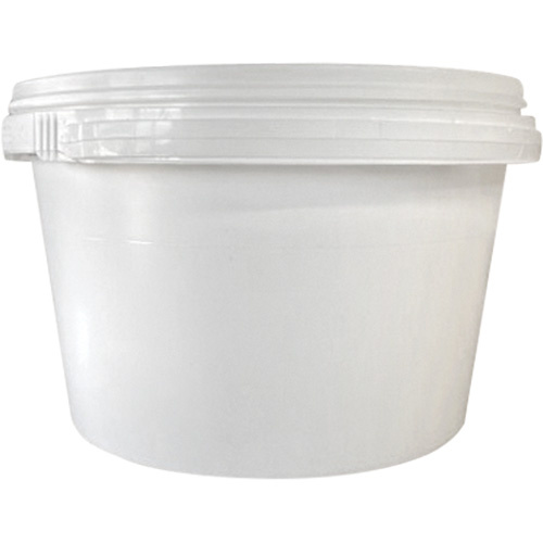 Pail with Lid, Plastic, 1.03 gal.-(Each)