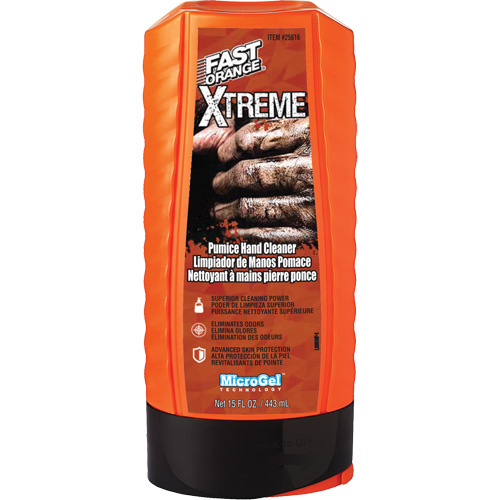 Fast Orange 25616 Xtreme Professional Grade Hand Cleaner Xtreme Professional Grade Hand Cleaner, Pumice, 443 ml, Bottle, Orange - Bottle