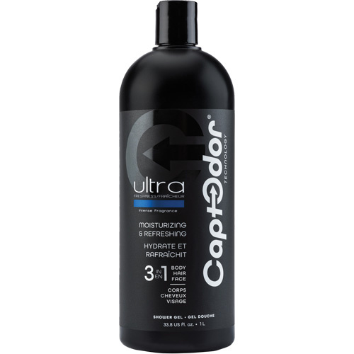 Captodor 9302000001 3 in 1 Shower Gel 3 in 1 Shower Gel, 1000 ml, Ultra Freshness, Bottle - Bottle