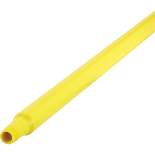 Vikan 29626 Ultra Hygiene Handle Ultra Hygiene Handle, Broom/Scraper/Squeegee, Yellow, Ergonomic, 59" L - Each