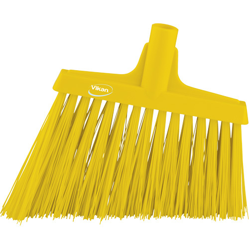 Vikan 29146 Angle Broom Head Angle Broom Head, X-Coarse Bristles, 12", Polyester, Yellow - Each